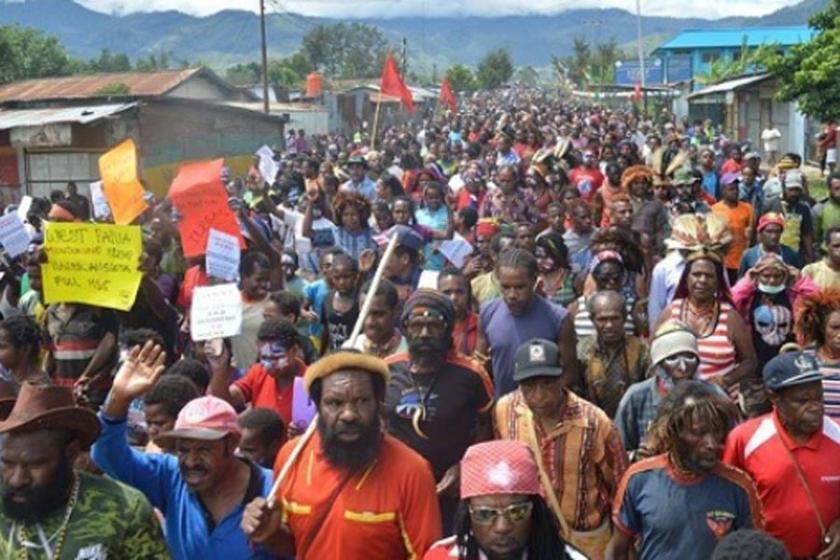 Batı Papua bağımsızlık eylemlerinde 500'ü aşkın gözaltı