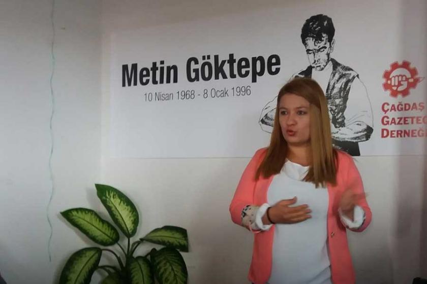 Antalya’daki gazeteciler Metin Göktepe’yi andı