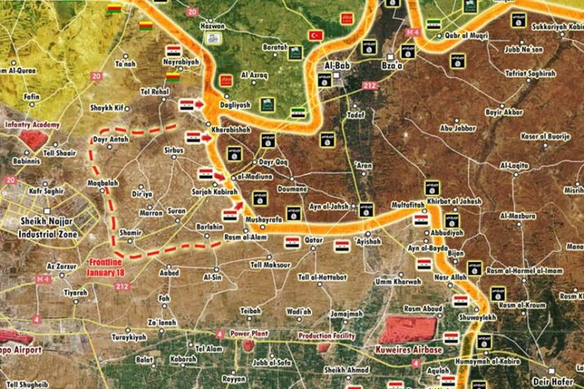 Suriye ordusu, el Bab yolunda 3 köyü daha aldı