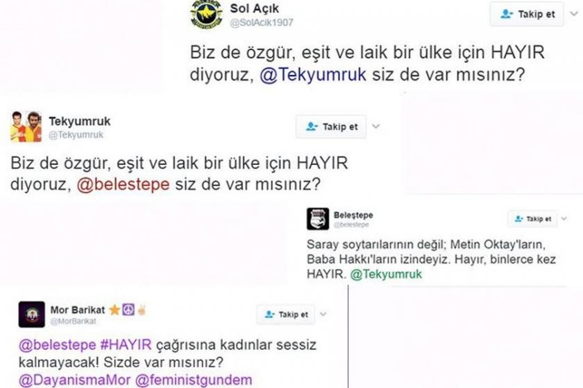 Taraftar gruplarından eşitlik ve laiklik için ‘Hayır’