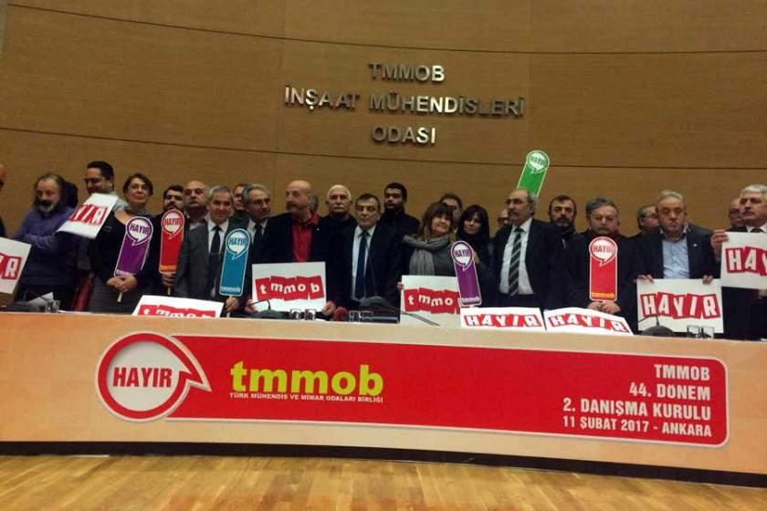 TMMOB Danışma Kurulu 'Hayır' için toplandı