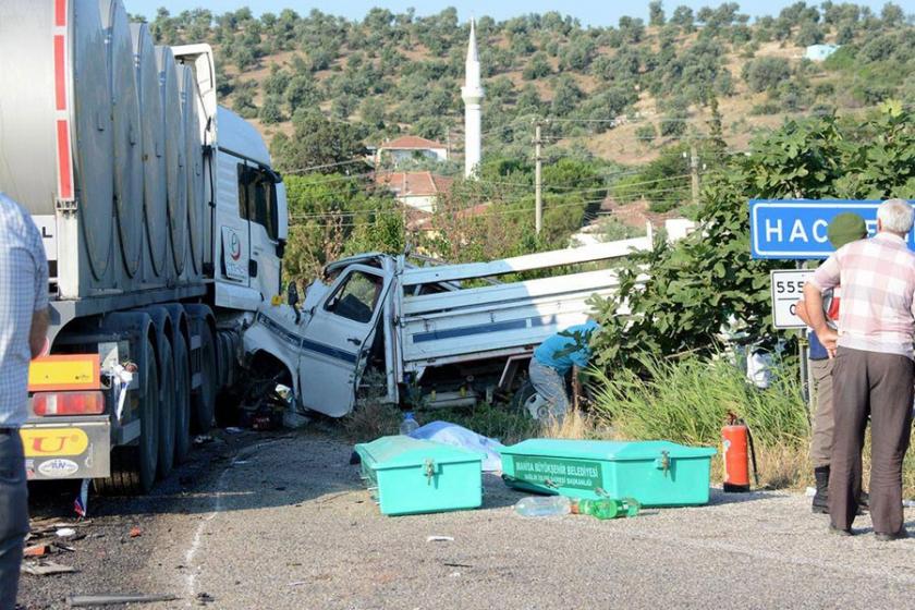 Kamyon kasasında ölen 15 işçinin tazminatı fazla bulundu