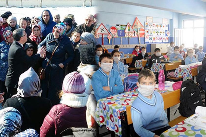 Çerkezköy'de çocuklar 'maskeli' eğitim yapıyor