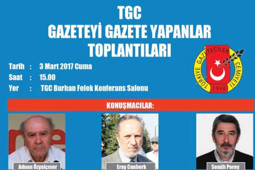 TGC 'Gazeteyi Gazete Yapanlar' etkinliğini başlatıyor