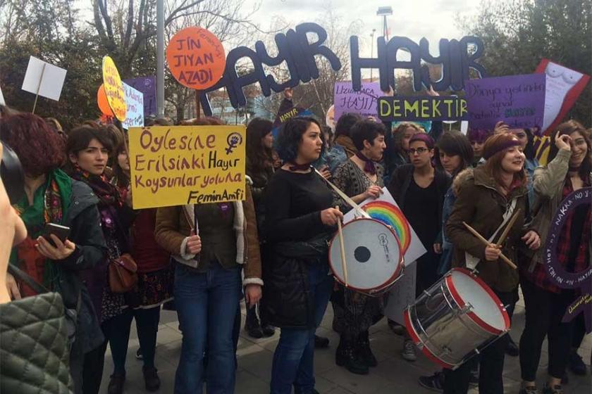 8 Mart'ta kadınlar Diyarbakır ve Ankara'da alanlardaydı