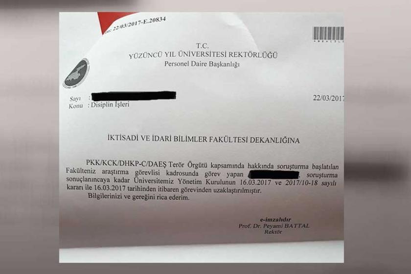 Van YYÜ’de 3 akademisyen açığa alındı