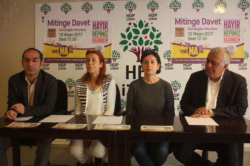 HDP 12 Nisan'da Gündoğdu'da 'Hayır' mitingi yapacak 