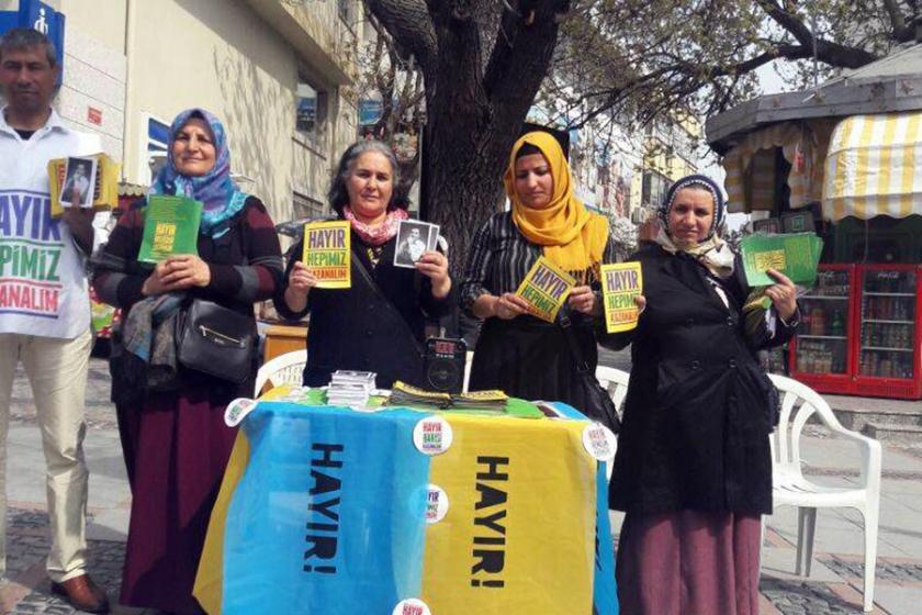 Edirne'de stant açan HDP'lilere gözaltı tehdidi