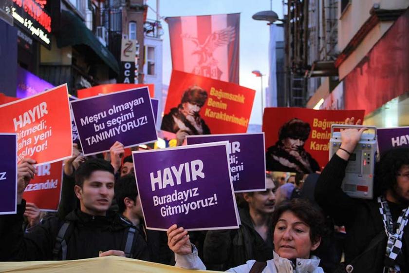 Referandum protestoları sürüyor: Hayır’ın sesi susmadı