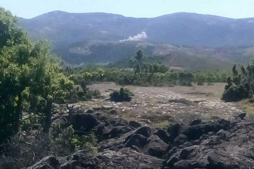 Hatay'da sınır karakolundan YPG mevzilerine havan atışı