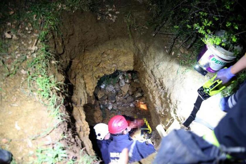 Bursa'da kaçak define kazısında göçük: 1 ölü