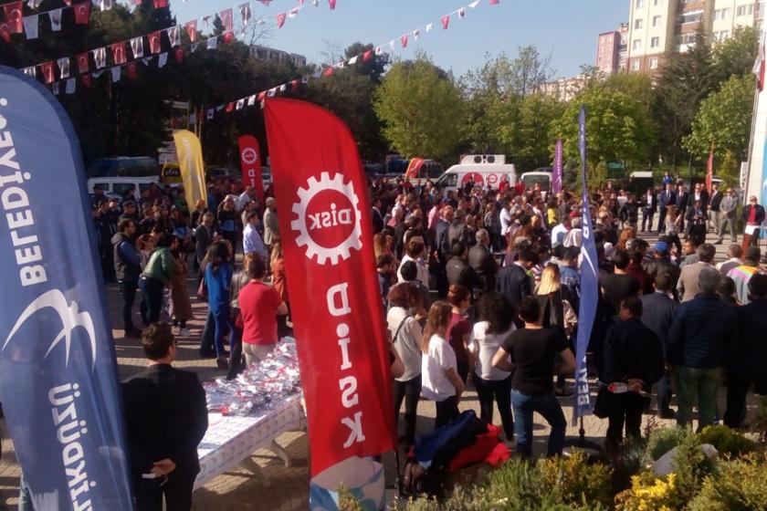 Beylikdüzü Belediye işçileri 1 Mayıs'ı kutladı