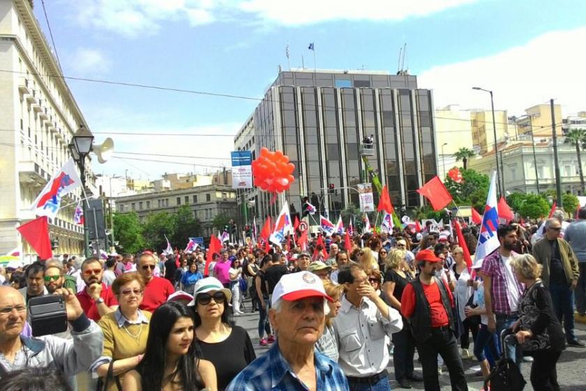 Yunanistan’da yaygın 1 Mayıs