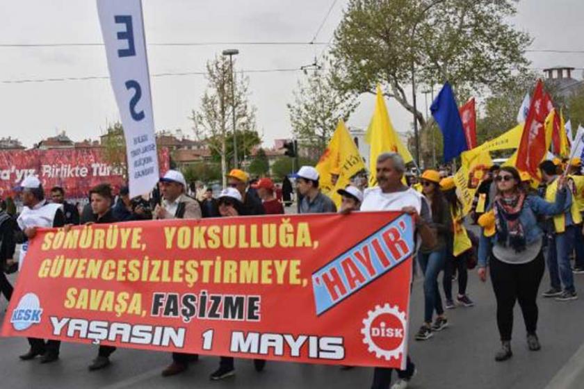 Konya'da ‘Sömürüye, güvencesizleştirmeye hayır’ sloganları