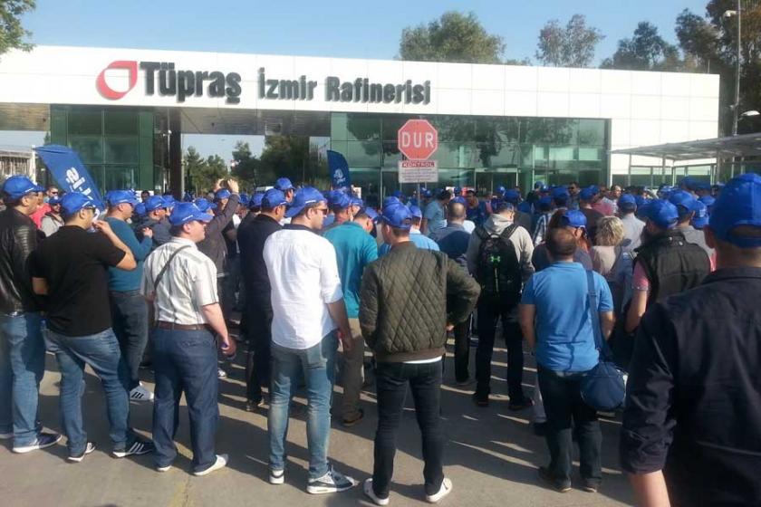 TÜPRAŞ'ta TİS eylemleri: İrademiz dışında imza atılamaz