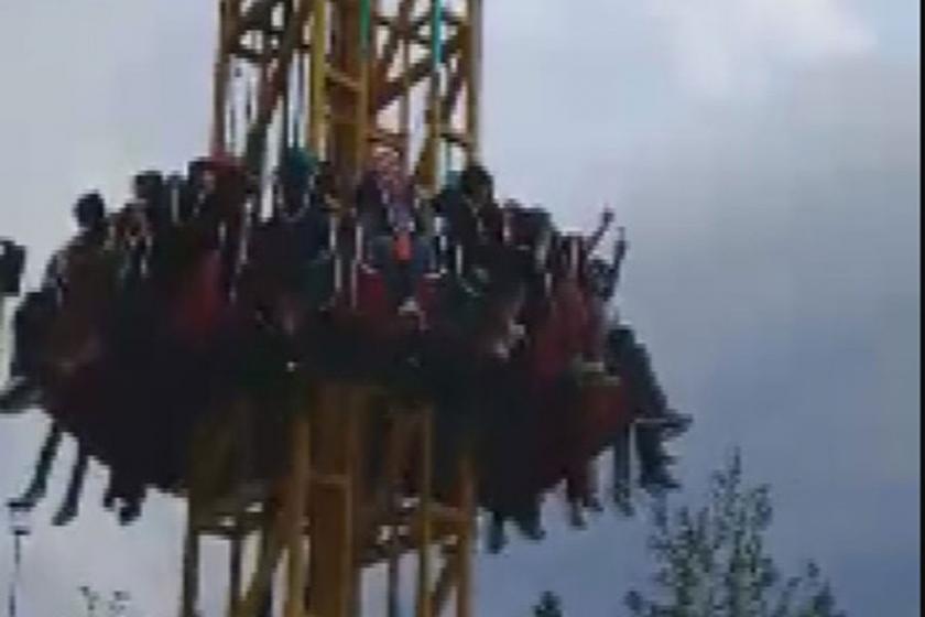 Lunaparkta asansör kazası: 10 yaralı