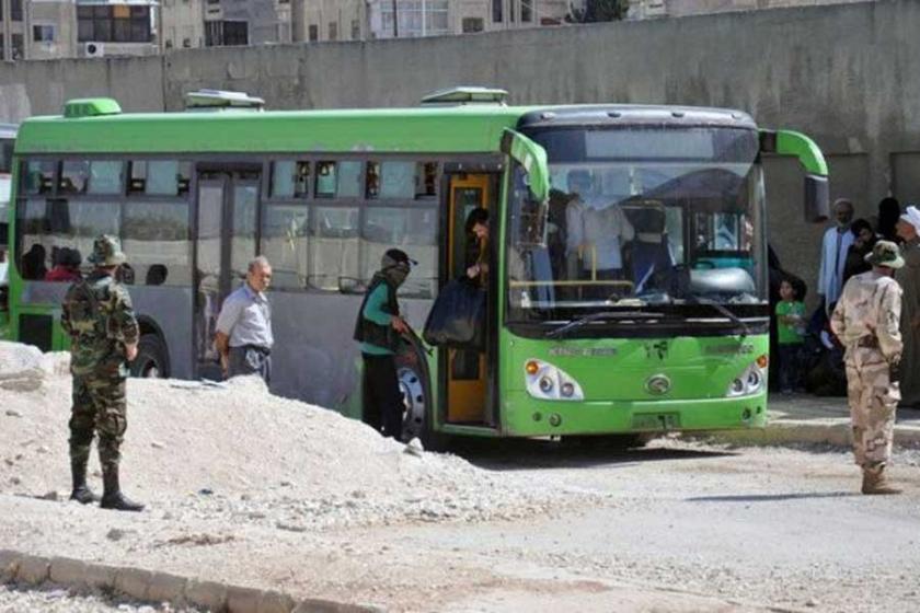 Cihatçılar, Şam'dan tahliye edilmeye başlandı