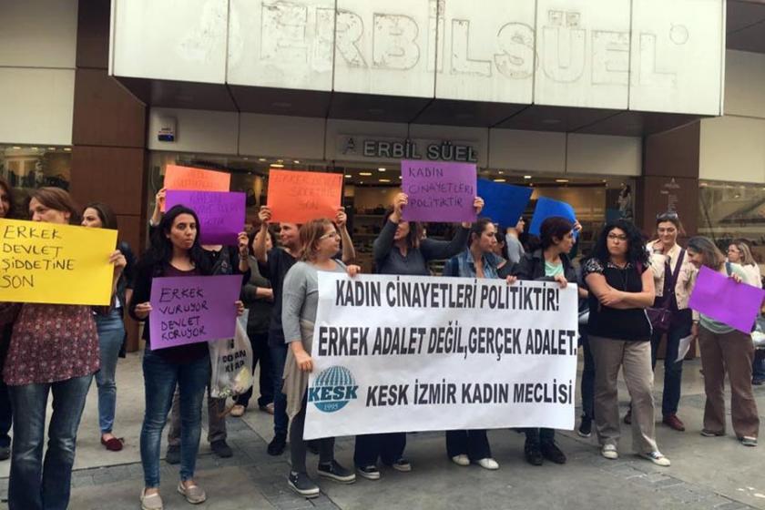 KESK’li kadınlar İzmir’de Şengül Karaca’yı sordu