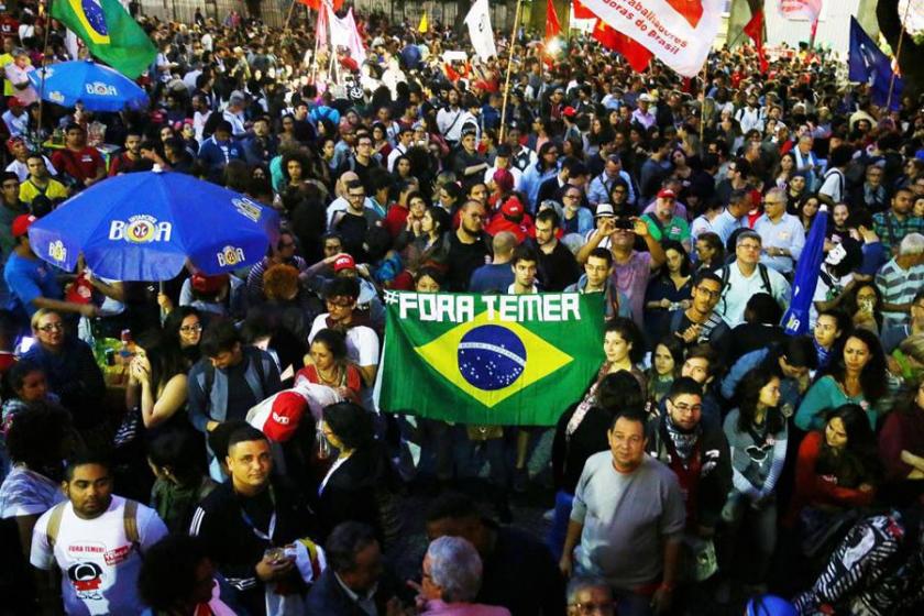 Brezilya’da yolsuzluğa isyan: Temer istifa, derhal seçim!