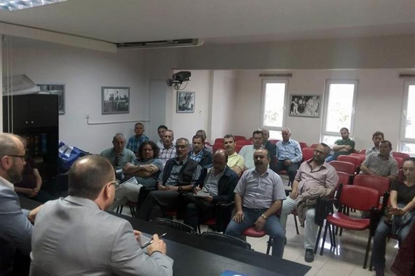 Emek ve Demokrasi Platformu’ndan cam işçisine destek