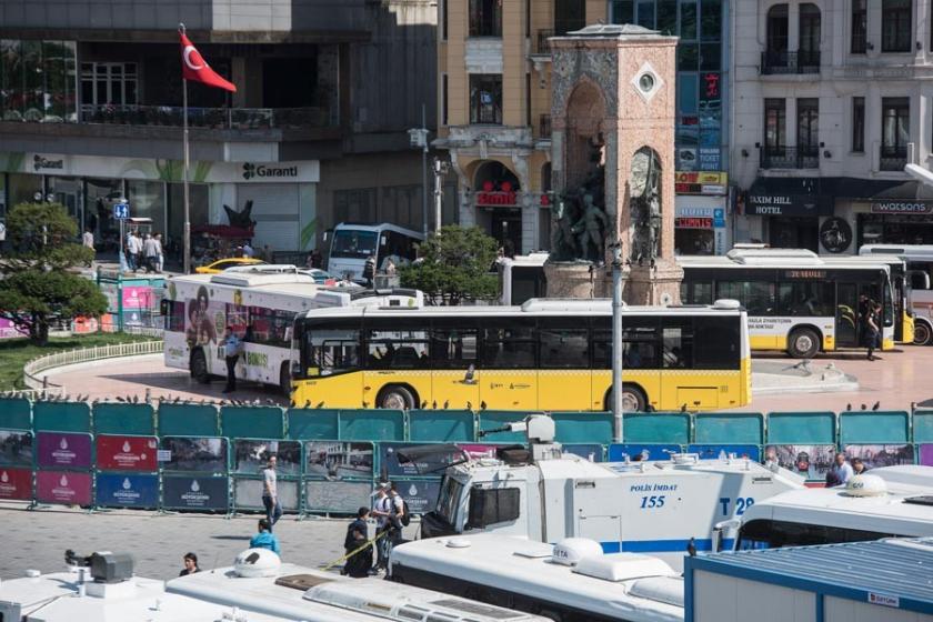 Taksim Meydanı abluka altına alındı