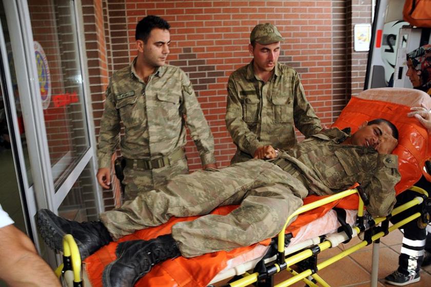 Tokat'ta yıldırım düşmesi sonucu 5 asker yaralandı