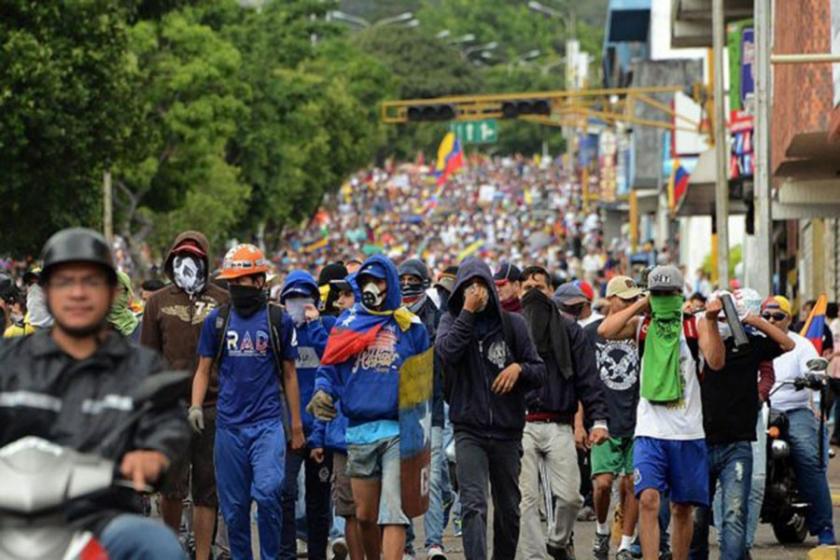 Venezuela halkının yüzde 81’i şiddet eylemlerine karşı