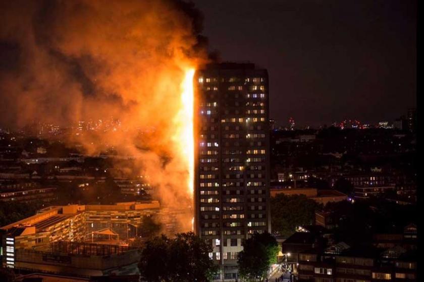 Londra yangınıyla ilgili polis soruşturma başlattı