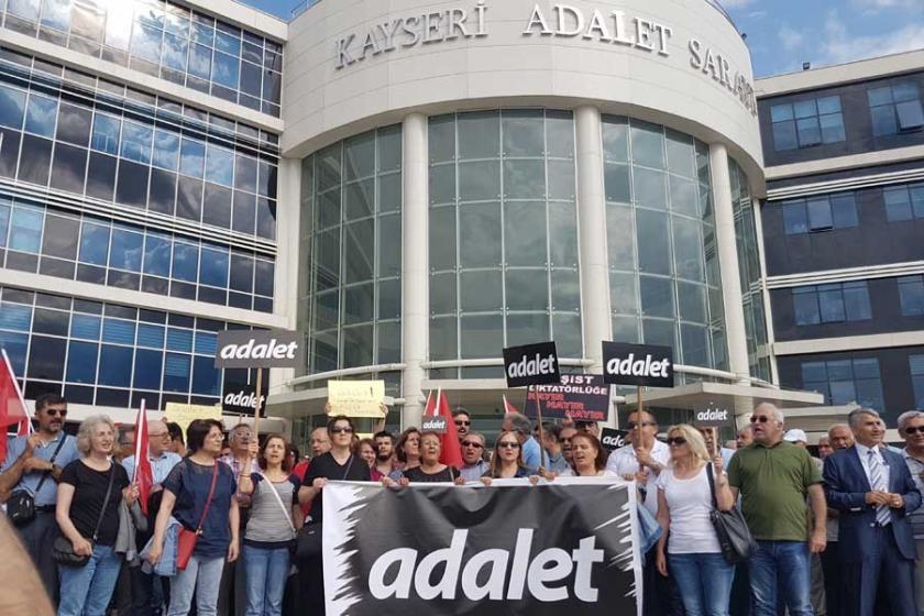 Kayseri’den ‘adalet’ yürüyüşüne destek 