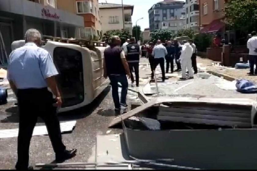 Maltepe'de iş yerinde patlama