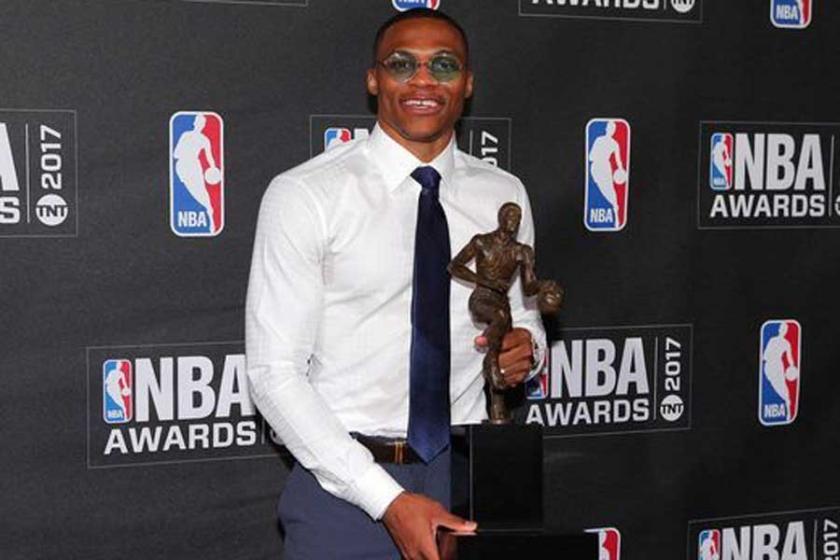 NBA'de normal sezon ödülleri verildi: MVP Westbrook