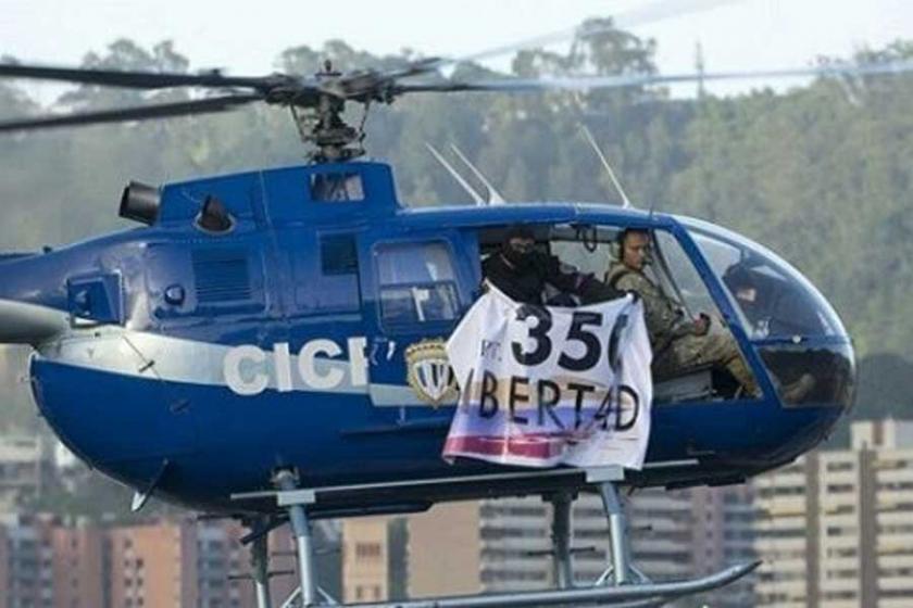 Venezuela'da Yüksek Mahkeme'ye helikopterden bombalı saldırı