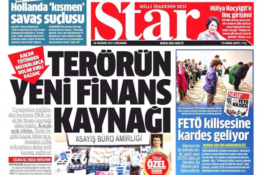 Star Gazetesi’nin tütün haberine tepki