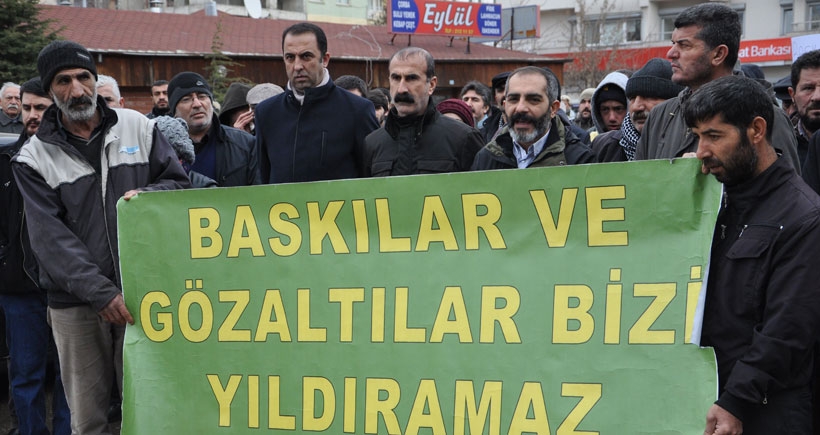 Dersim’de gözaltı ve tutuklama protestosu