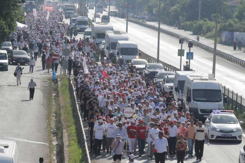 'Adalet Yürüyüşü'nde İstanbul'da kapatılacak yollar