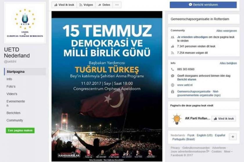 Hollanda, Tuğrul Türkeş’in toplantıda konuşmasını yasakladı