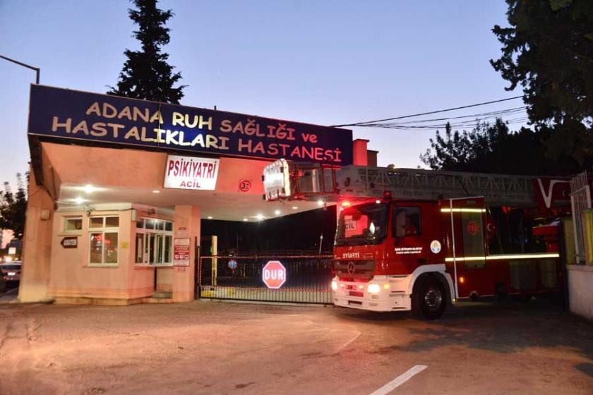 Ruh Sağlığı ve Hastalıkları Hastanesi'nde yangın: 1 ölü