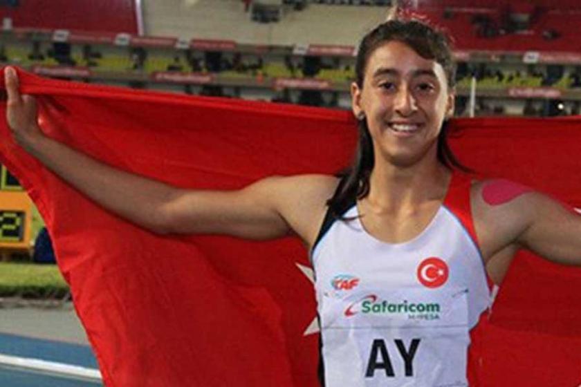 Mizgin Ay, 100 metre finalinde altın madalya kazandı