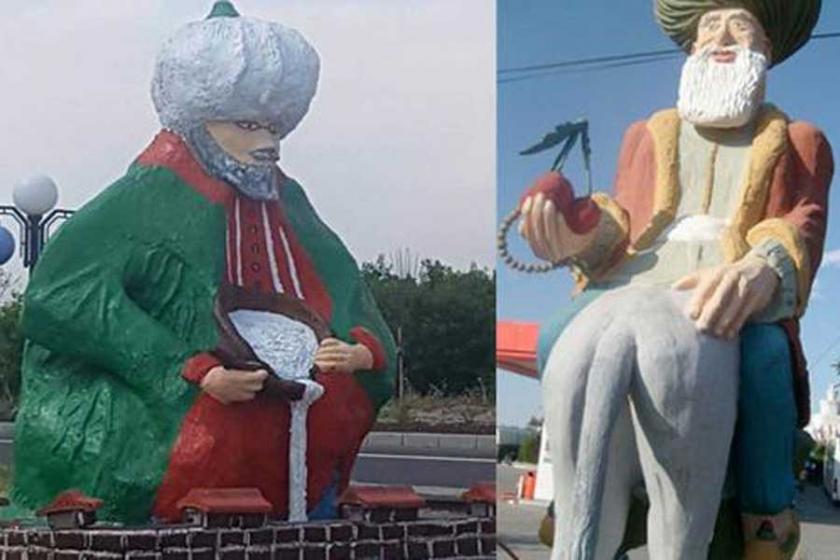 Nasreddin Hoca heykeline Belediye Başkanı da tepkiliymiş