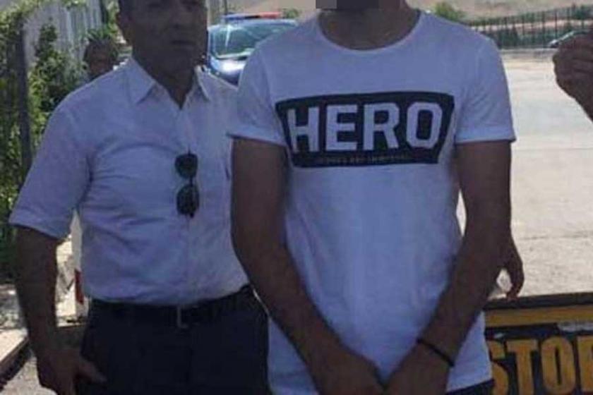 Elazığ'da 'Hero' yazılı tişört giyen kişi gözaltına alındı