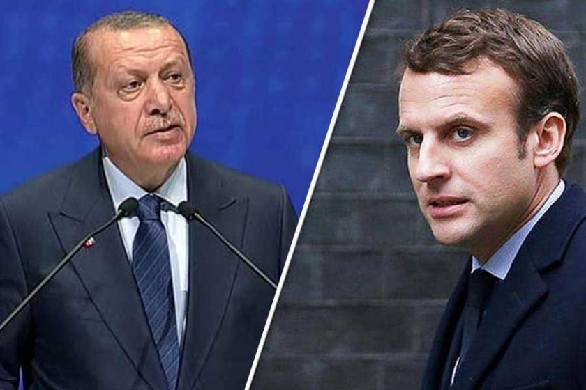 Cumhurbaşkanı Erdoğan, Macron'la görüştü