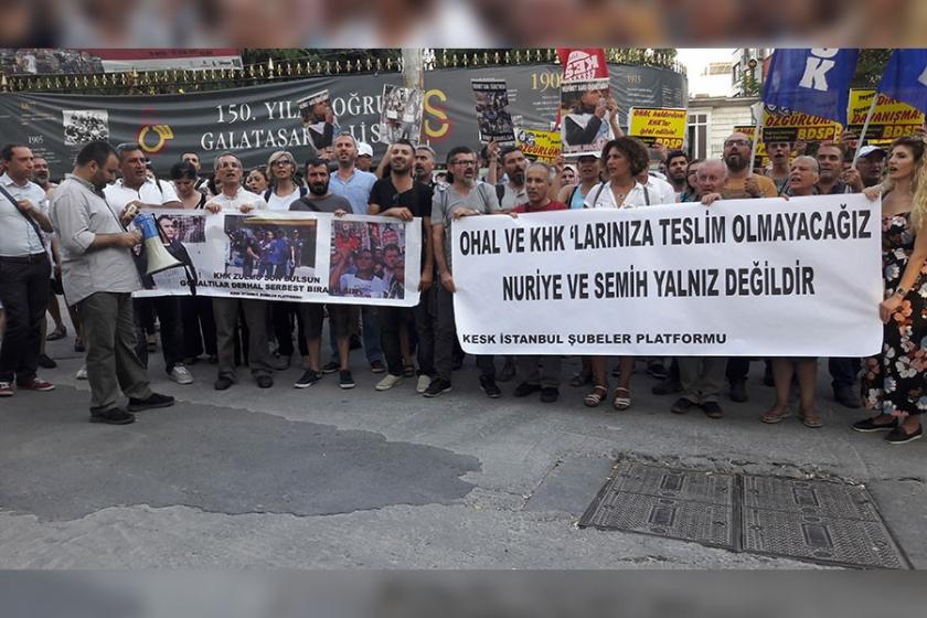 KESK, Ankara'da yaşanan polis saldırısını protesto etti