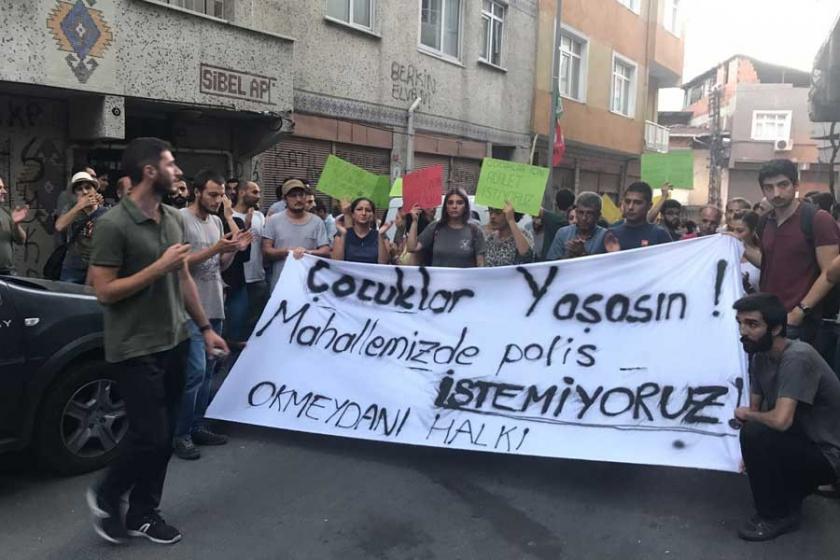 Okmeydanı'nda Raşat Oso için yapılan eyleme saldırı