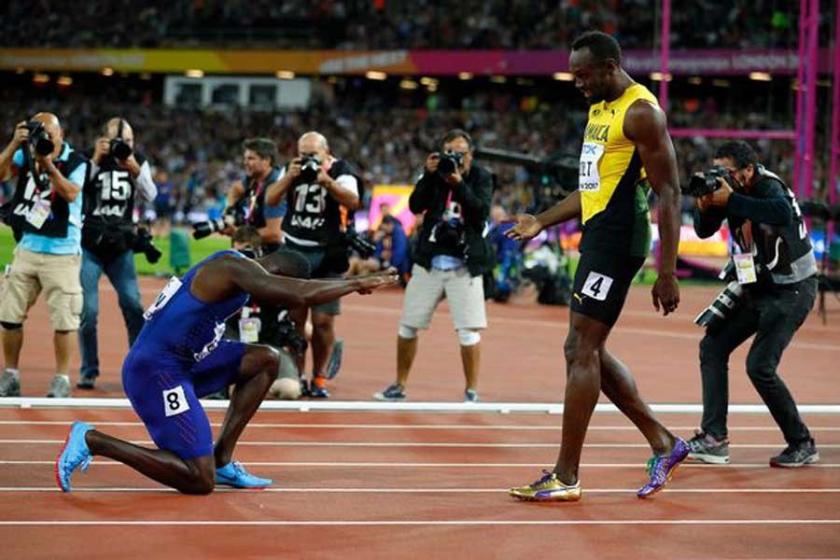 Bolt: Gatlin burada olmayı hak ediyor