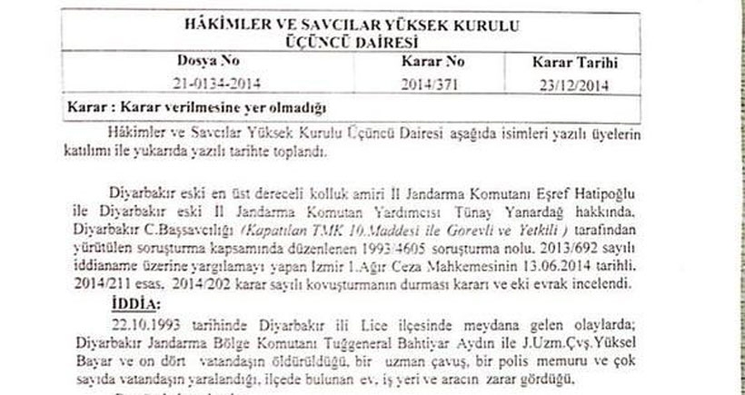 Lice davası için verilen 'durdurma' kararı reddedildi