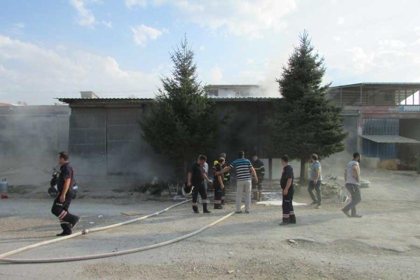 Kalem üretimi yapılan işyerinde patlama: 3 yaralı