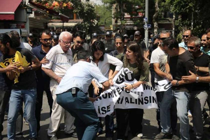 'İşimizi geri istiyoruz' eylemine polis yine müdahale etti