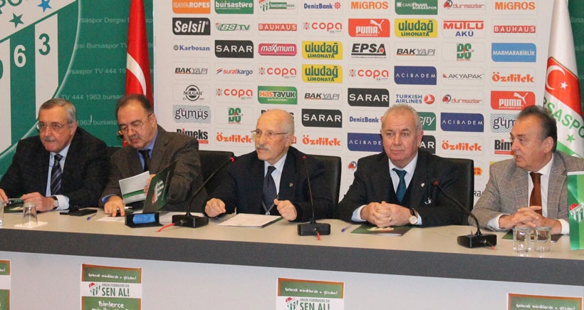 Bursaspor Başkanı: Satılık futbolcumuz yok