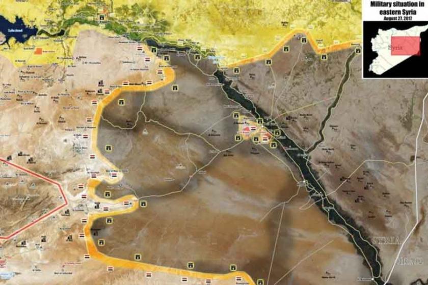 Suriye ordusu, Deyrezzor'a 100 km uzaklıkta