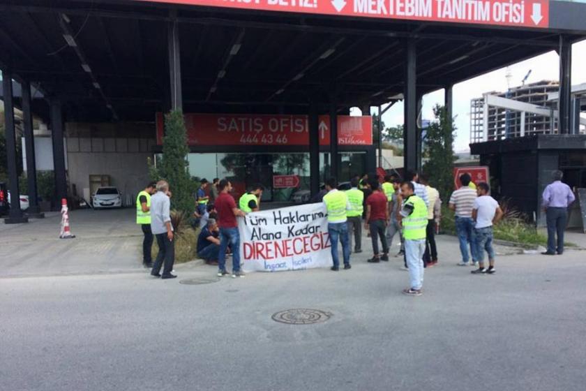 Ücretleri ödenmeyen DAP Yapı işçileri direnişe geçti